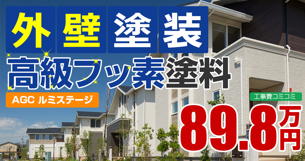 高級フッ素塗装塗装 89.8万円