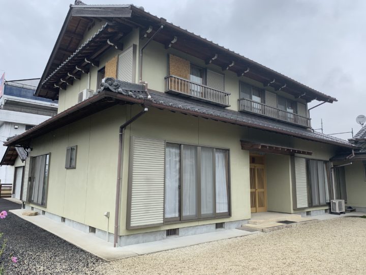恵那市 M様邸外壁塗装工事|恵那市・中津川市の外壁塗装・屋根塗装工事専門店本多塗装店