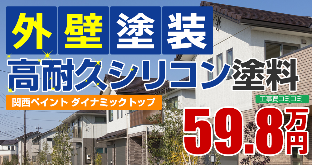 高耐久シリコン塗装塗装 59.8万円